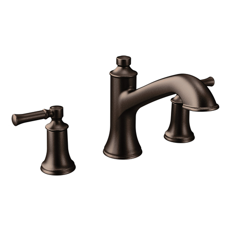 MOEN Two-Handle Roman Tub Faucet Oil Rubbed Bronze T683ORB